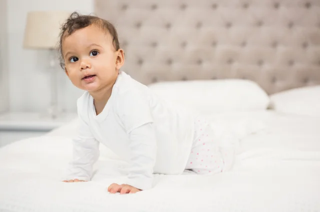 What to do if your baby fell off bed onto carpet